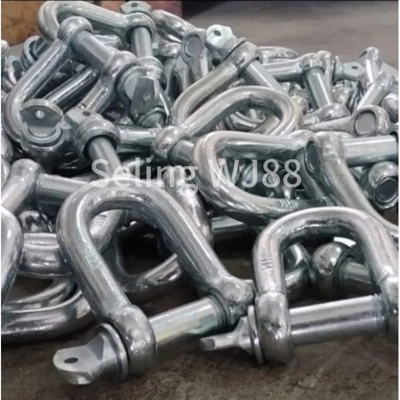 Jual Segel D 12mm Galvanis/ Shackle Clamp Galv/ Sambungan Rantai ...