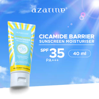 Azarine Cicamide Barrier Sunscreen Moisturiser SPF35 PA+++ [LOLOS UJI INVIVO INVITRO] Sunscreen Gel Untuk Skin Barrier Protection Sunscreen Kulit Kering Berjerawat Sensitif 40ml