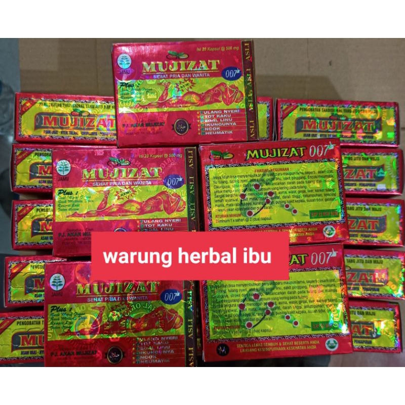 Jual kapsul Mujizat OO7 original | Shopee Indonesia