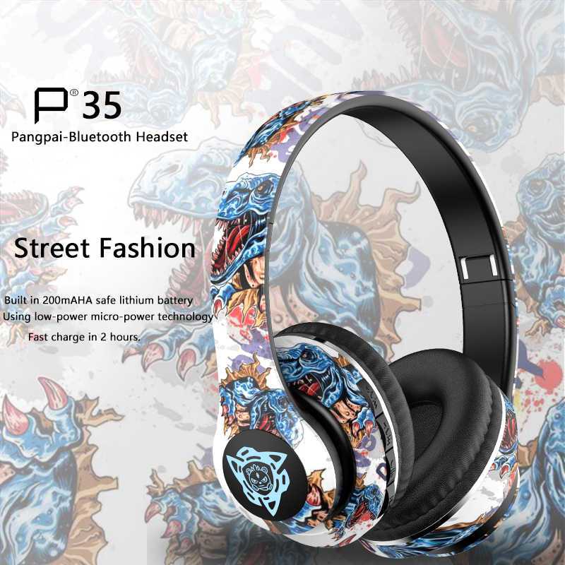 Jual New Prizer - Headphone P35 Stereo Headset Bluetooth Wireless ...