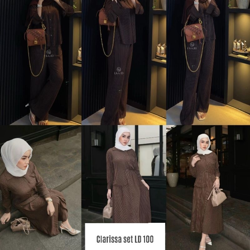 Jual Clarissa Set Ld 100 One Set Rok Dan Celana Kulot Semi Cutbray ...