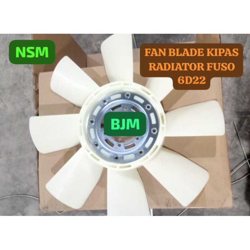 Jual KIPAS RADIATOR FAN BLADE RADIATOR 8 BLADE FUSO 6D22 6D40 8DC9 HINO ...