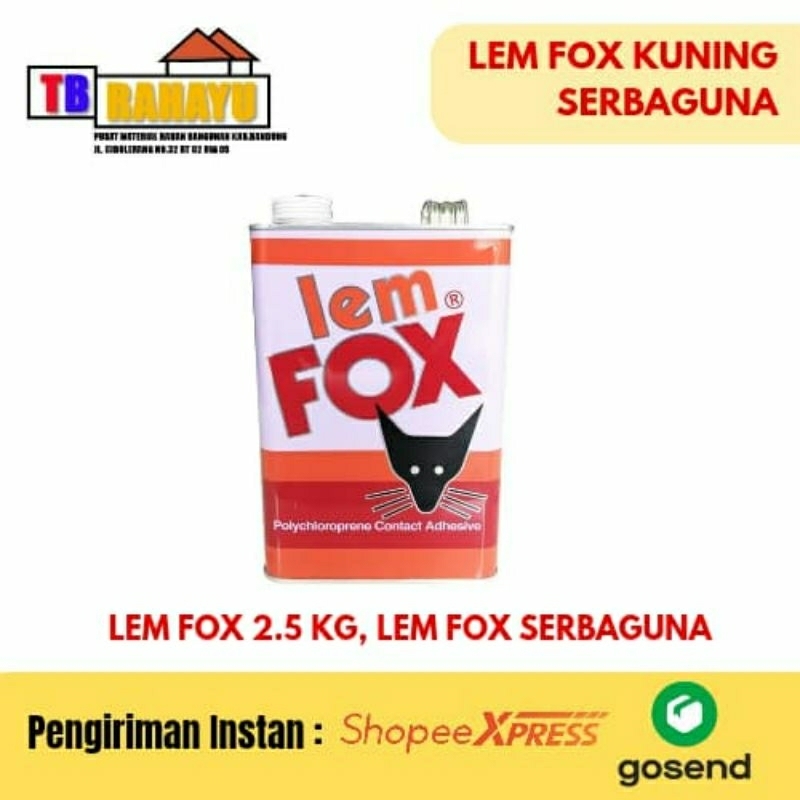 Jual Lem Fox Kuning Serbaguna - 2,5 KG | Shopee Indonesia