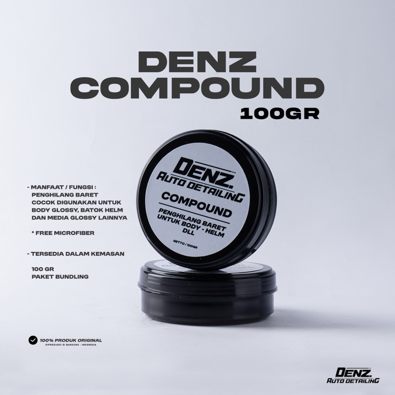 Jual COMPOUND / PENGHILANG BARET / DENZ COMPOUND DENZ AUTO DETAILING ...