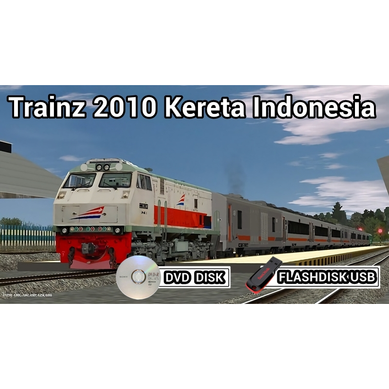 Jual Trainz 2010 Kereta Mod Indonesia Game untuk Komputer PC