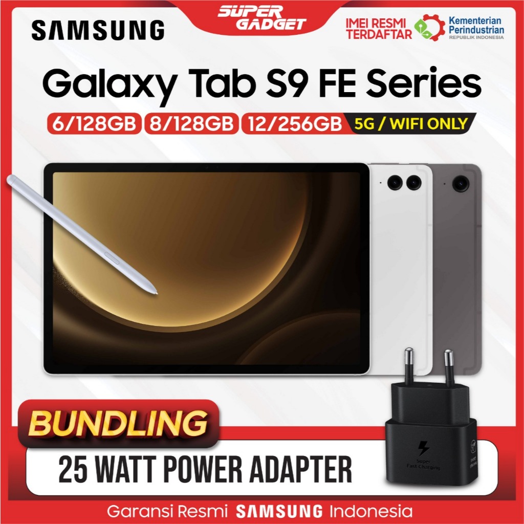 Jual Samsung Galaxy Tablet Tab S9 Fe Fe+ Plus 5G Wifi Tablet 10 inch