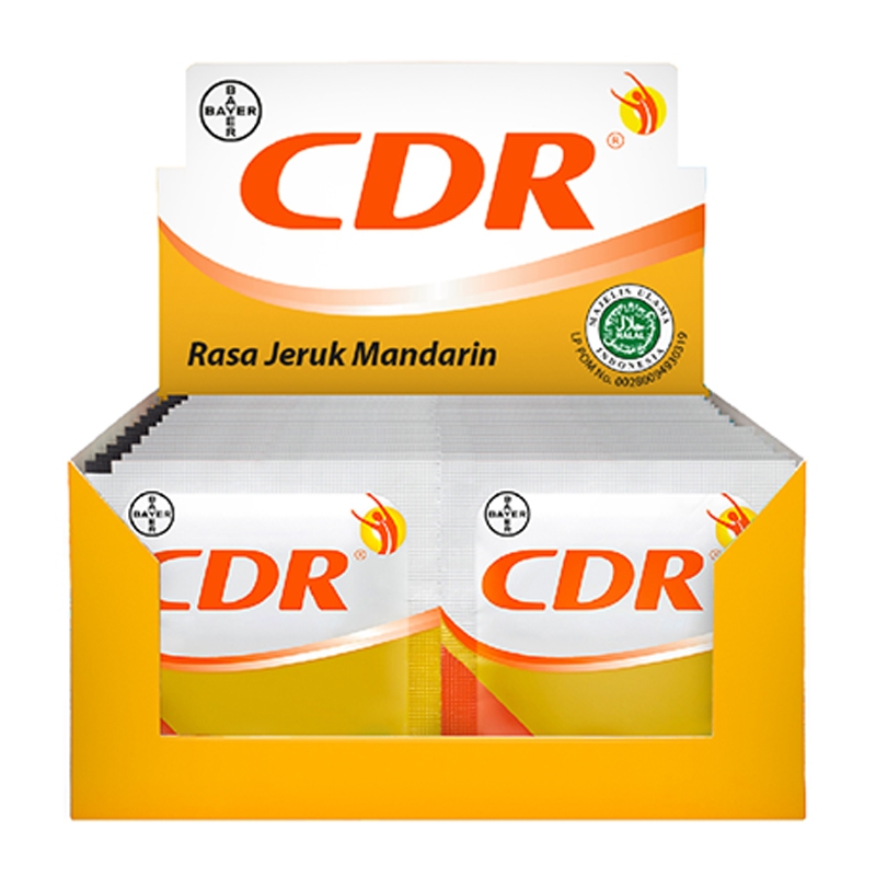 Jual CDR Strip Isi 2 Tablet / CDR Suplemen Vitamin C Tablet ...