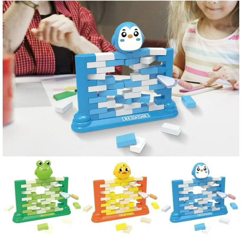 Jual Mainan Edukasi Anak Push Brick Tabletop game multiplayer pushing ...