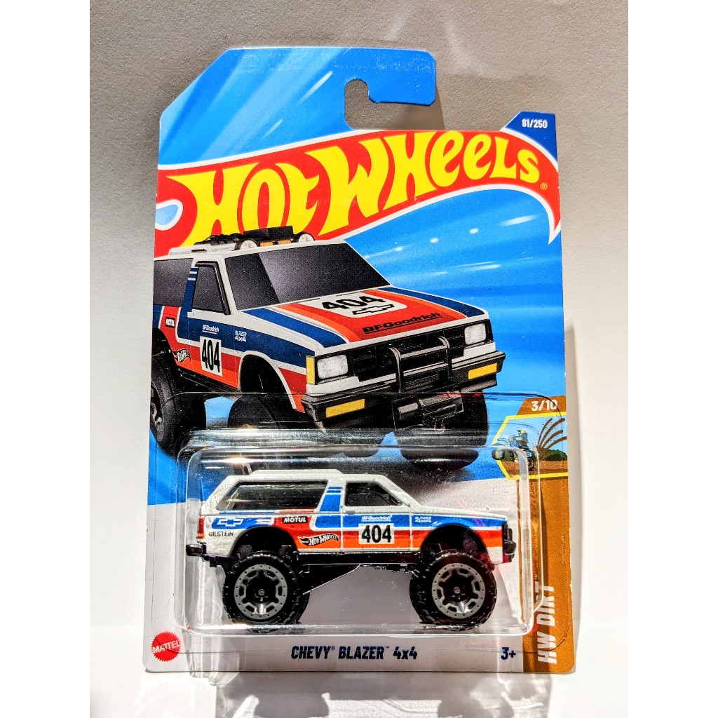 Hot Wheels Chevy Blazer 4x4 | Maßstab 1:64, Schwarz