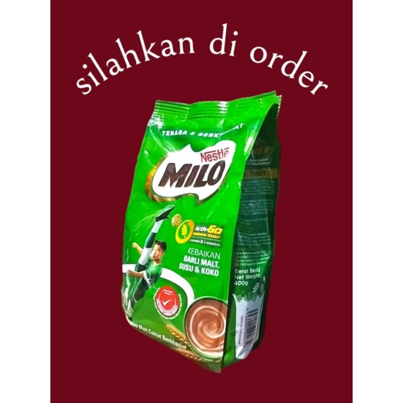 Jual Milo Bubuk 400g | Shopee Indonesia