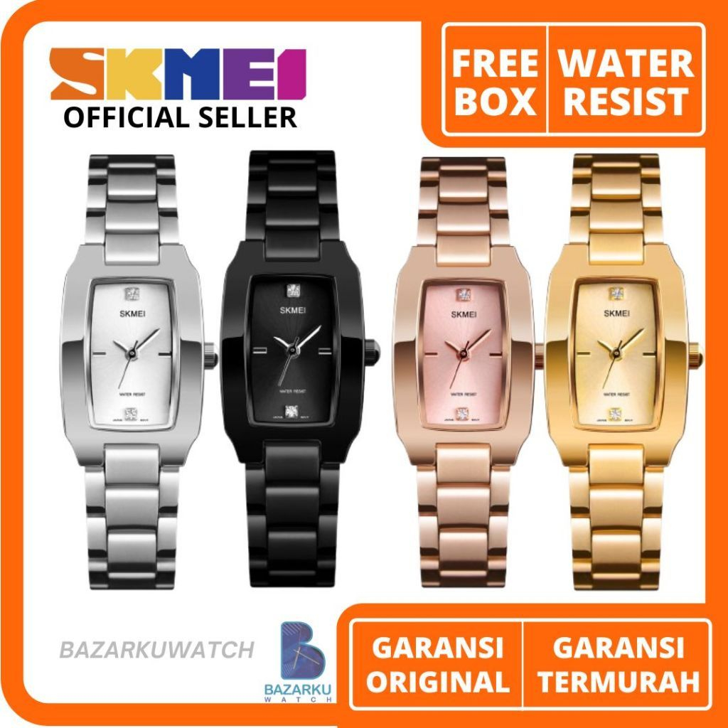 Jam Tangan SKMEI 1400 Jam Skmei Jam Tangan Cewek Jam Tangan Wanita Jam  Tangan Rantai Jam Cewek