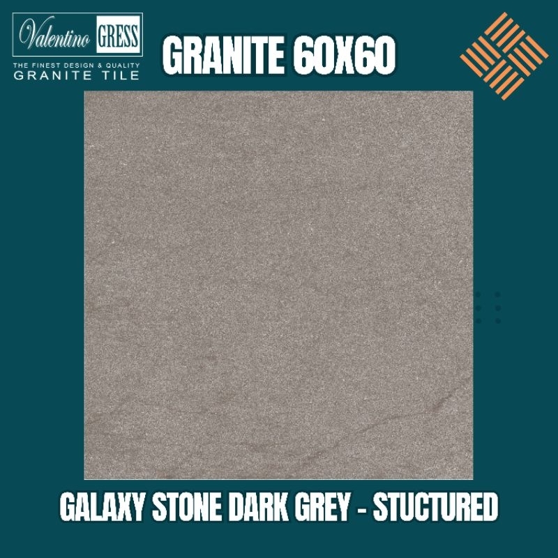 Jual GRANITE 60X60 GALAXY STONE DARK GREY | STUCTURED | Shopee Indonesia