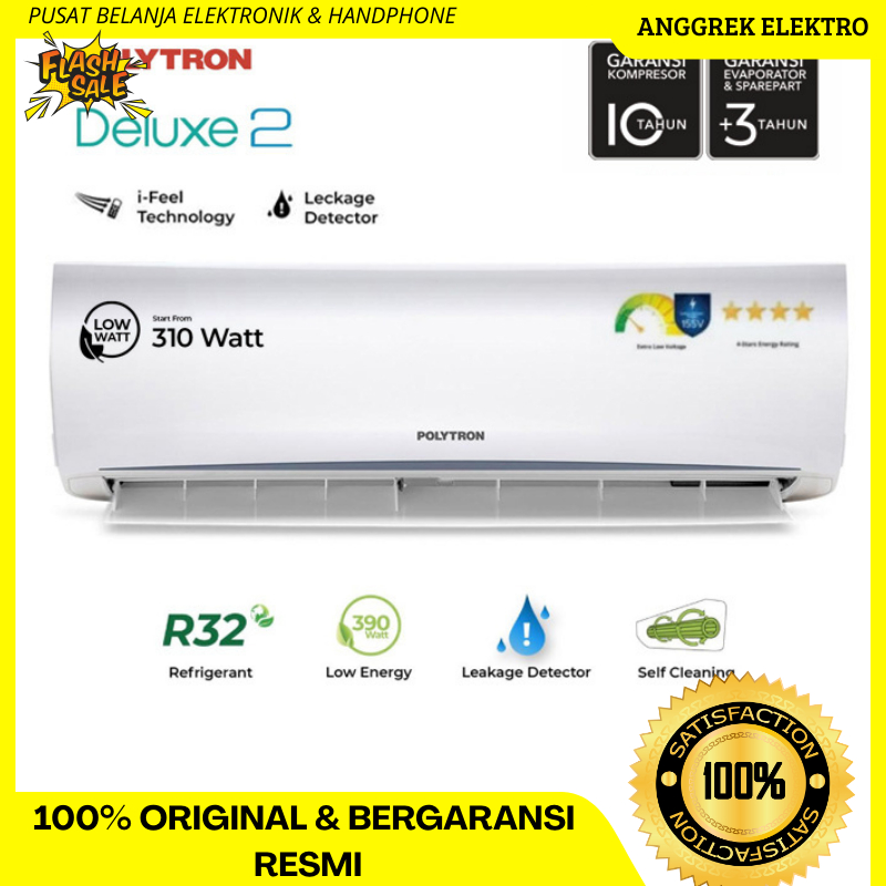 Jual AC Polytron 1/2 PK 05VH freon R32 garansi resmi unit only | Shopee ...