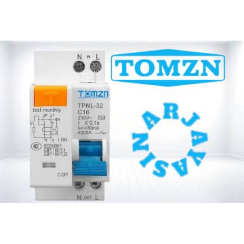 Jual ELCB/RCCB TOMZN TPNZ TPNL32-16AMPER | Shopee Indonesia
