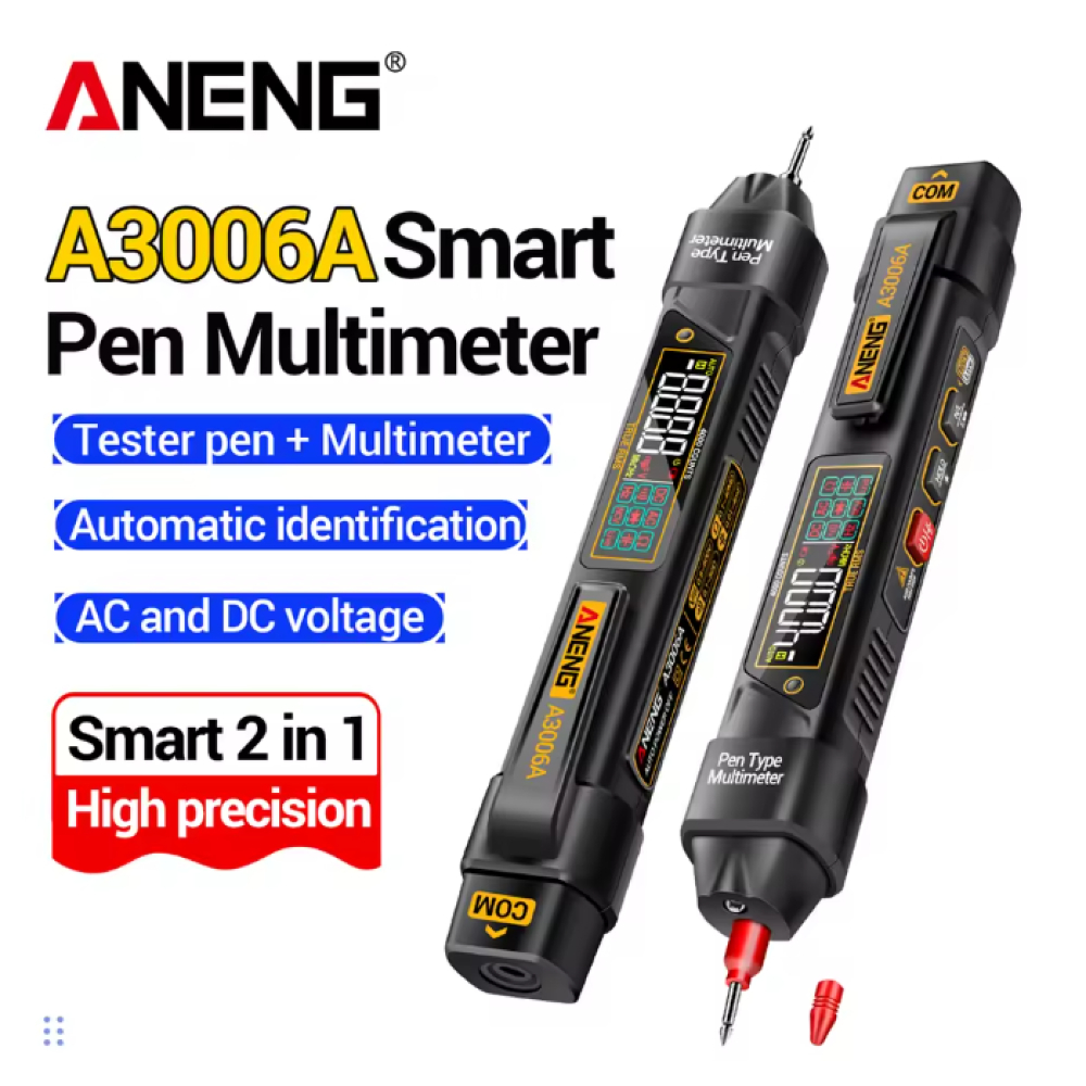 Jual COD ANENG A3006A Tespen listrik cek kabel putus Digital Multimeter ...