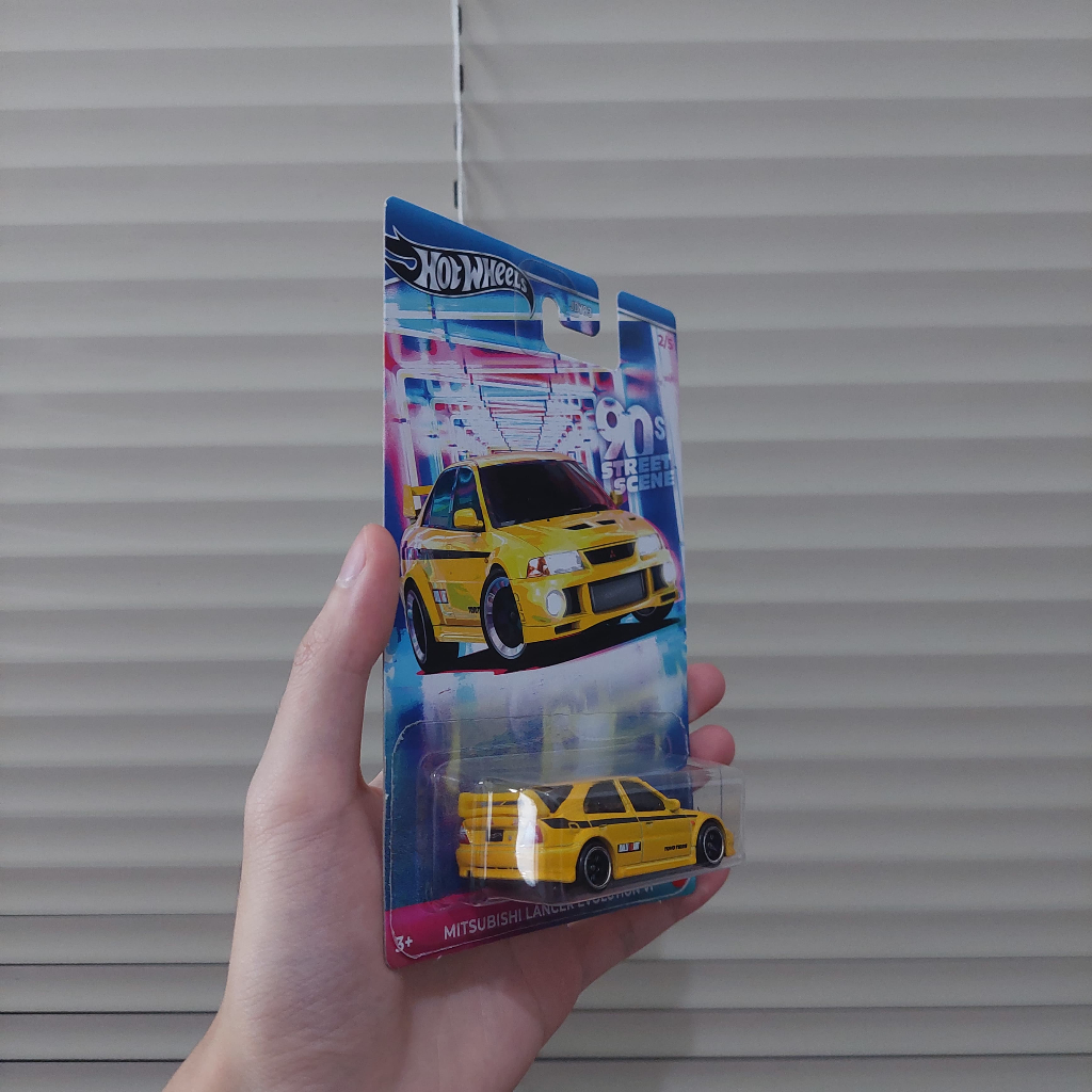 Jual Hot Wheels Mitsubishi Lancer Evolution VI 90s Street Scene Kuning ...