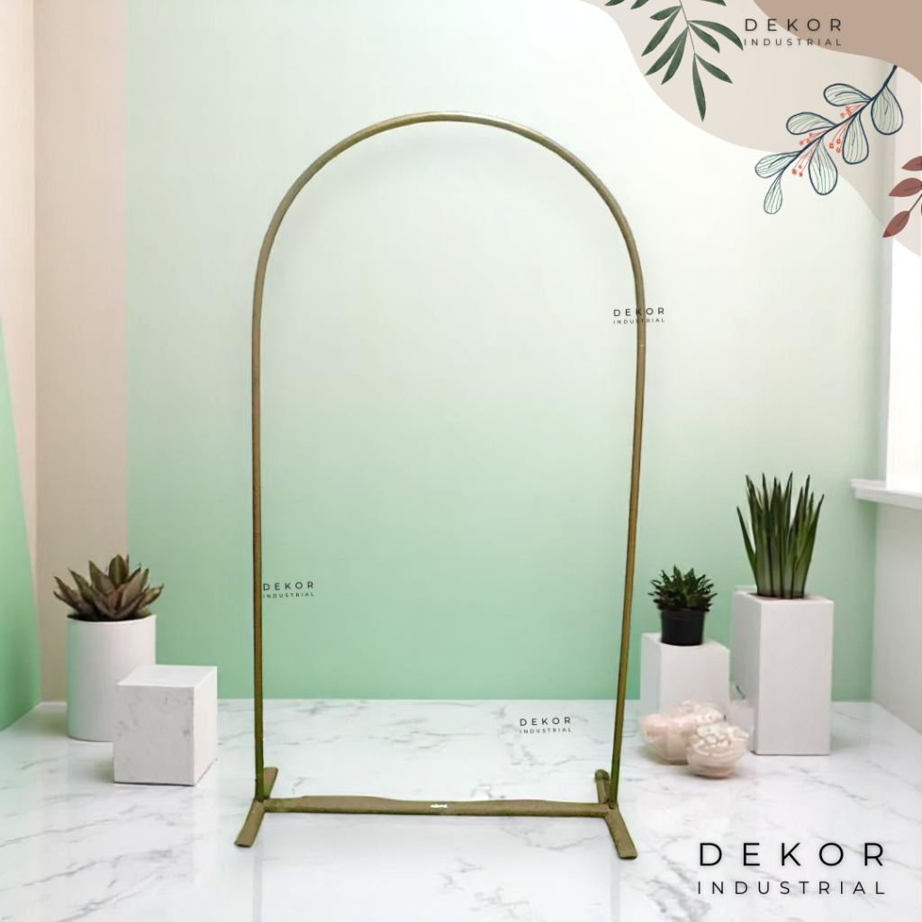 Jual Standing Besi Oval Dekorasi Lamaran Dekorasi Weding Tiang ...