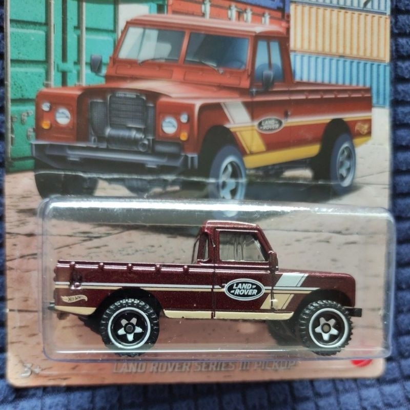 Jual Hot Wheels Land Rover Series III Pickup Dark Maroon Hot Pickups ...