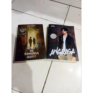 OBRAL BUKU MURAH ORIGINAL / NOVEL REMAJA / 1 PAKET 2 BUKU / ANGKASA / LOST IN NINGXIA / ROMANCE / DEWASA / FIKSI /