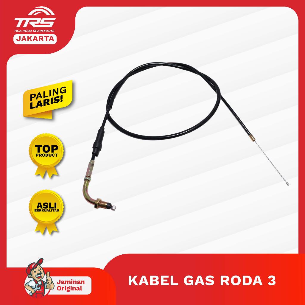 Jual TRS Kabel Gas Motor Roda Tiga Viar Kaisar Tossa Nozomi Universal ...