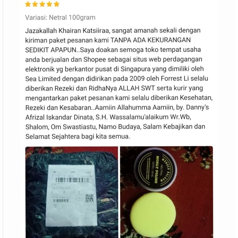 Jual wonder balsam/ semir/ semir sepatu/ bio polish/ leather balm ...