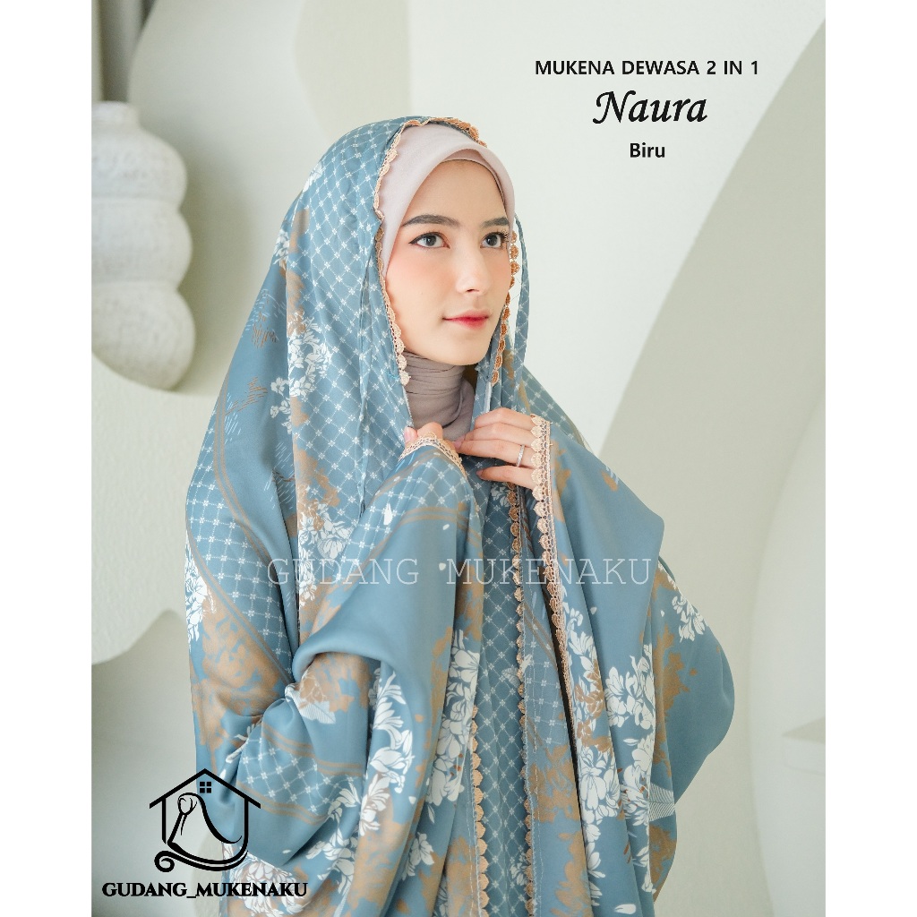 MUKENA DEWASA ENISA LUNA MAYA BAHAN SOFT SILK JUMBO RENDA GOLD MOTIF BORDIR BUNGA SILKY PREMIUM TRAVEL 2IN1 FREE TAS