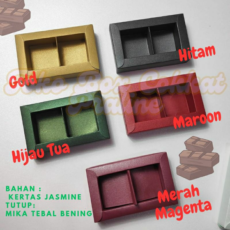 Jual BOX COKLAT PRALINE SEKAT 2 | KOTAK COKELAT KUE NASTAR | BOX ...