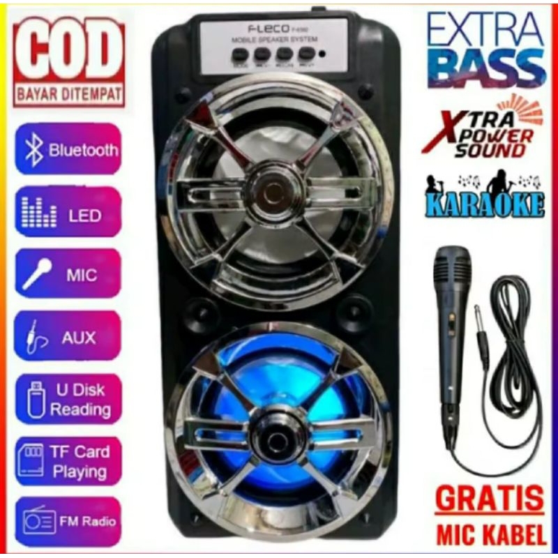 Jual COD Speaker Bluetooth Salon Aktif Y801 Free Mic//Speaker Protable ...