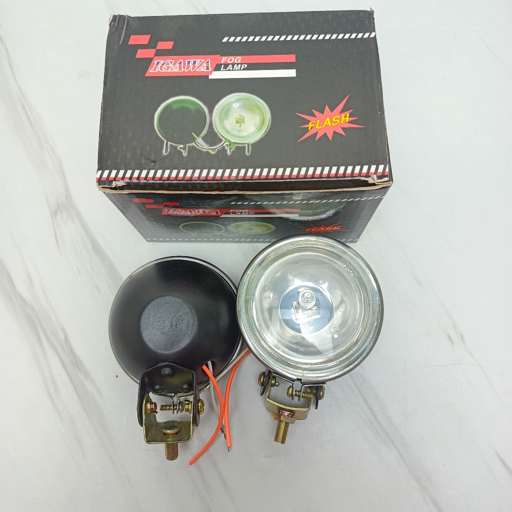 Jual Foglamp Bulat Lampu Kabut Motor Terang Lampu Sorot Hallogen H3 ...