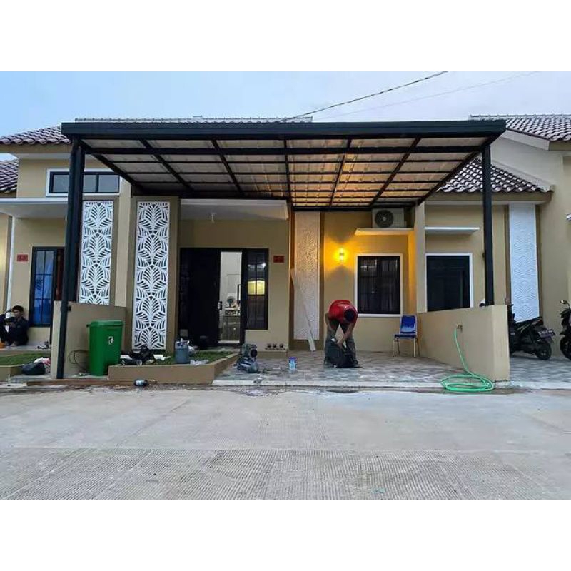 carport Kanopi baja ringan minimalis dengan pilihan atap sesuai kebutuhan