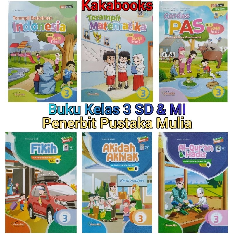 Jual Buku Pustaka Mulia SD/MI Kelas 3 - Kurikulum Merdeka | Shopee ...