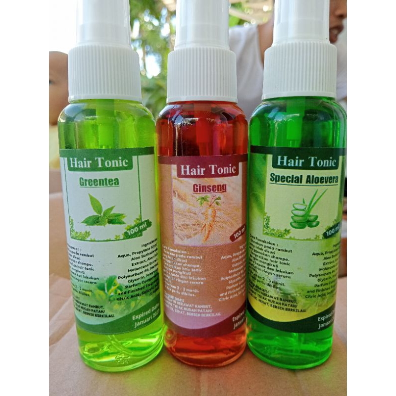 Jual hair tonik vitamin rambut 100 ml | Shopee Indonesia