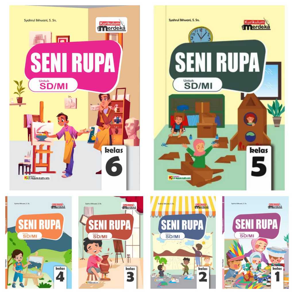Jual Buku Siswa SENI RUPA SD/MI Kurikulum Merdeka seni rupa kelas 1 2 3 ...