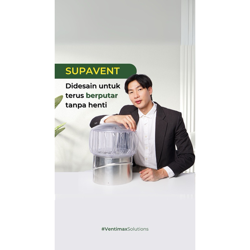 Jual SUPAVENT Turbin Ventilator Rumah Gudang Pabrik Ventimax - Turbo ...