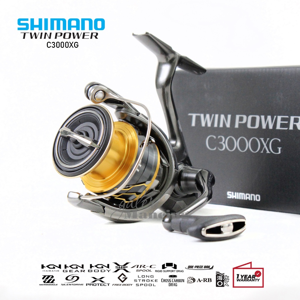 SHIMANO TWIN POWER C3000XG（Shimano 20 TWIN POWER C3000XG