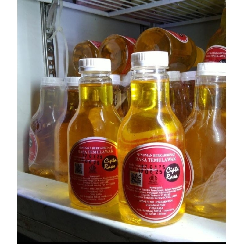 Jual minuman temulawak cipta rasa 1 botol / pembelian 1 krat | Shopee ...
