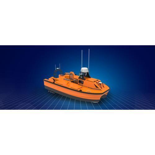 Jual OceanAlpha M40P USV Boat GNSS RTK II Hydrographic survey unmanned ...