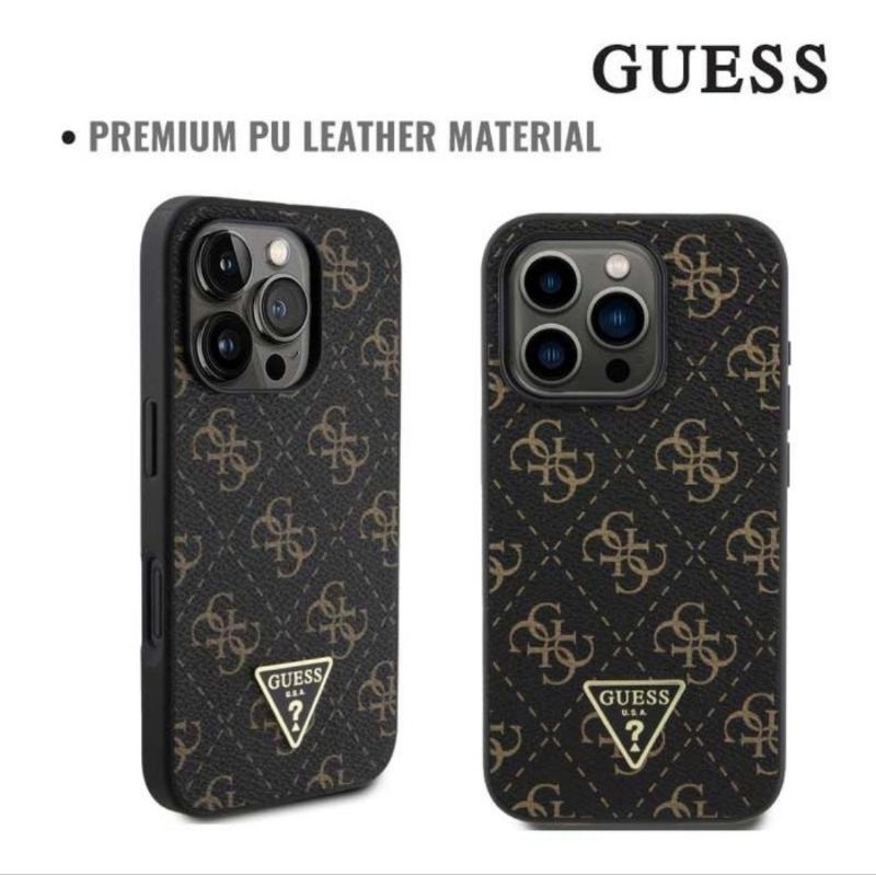 Jual Casing Iphone 16 , 16 Pro , 16 Pro Max - Case GUESS PU New 4G ...