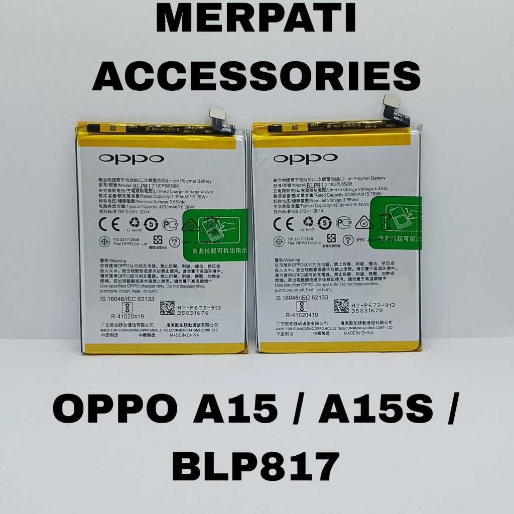 Batterie Neuve Pour OPPO A15 Et A15S - Modèle BLP817 - Compatibilité Assurée
