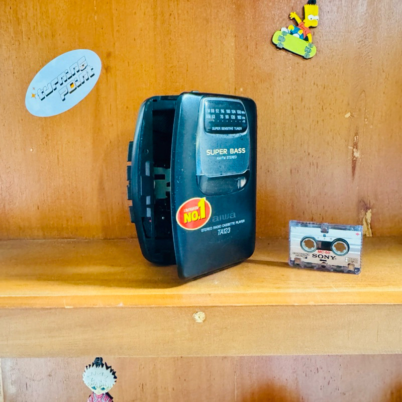 2 LECTEUR DE cassette Walkman Aiwa TA 213/Aiwa TA183 Ne Fonctionne Pas