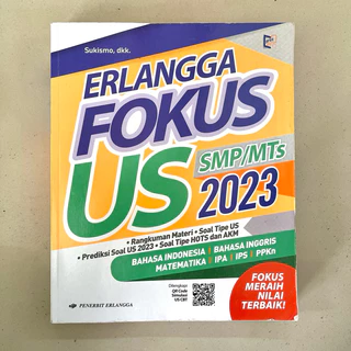 BUKU PAKET ERLANGGA FOKUS US SMP 2023
