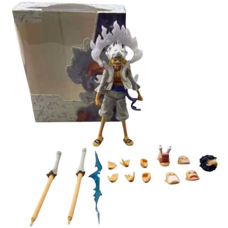 Jual Action Figure One Piece Anime SHF Monkey D Luffy Gear 5 Sun God ...