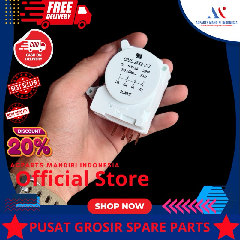 Jual AQUA Refrigerator timer ( 1-3 ), timer defrost kulkas aqua 2 pintu ...