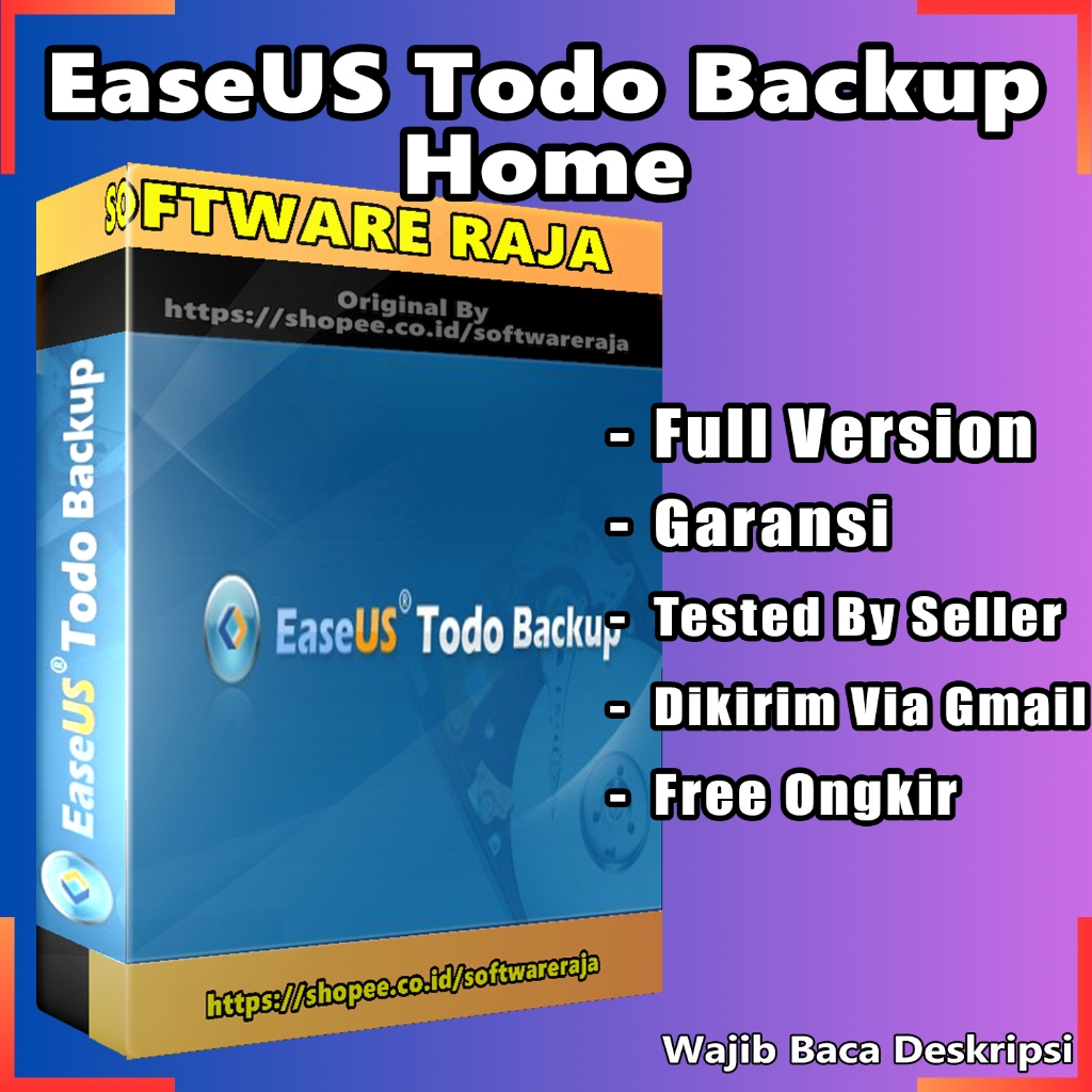 Jual EaseUS Todo Backup Home Software PC Lengkap | Shopee Indonesia