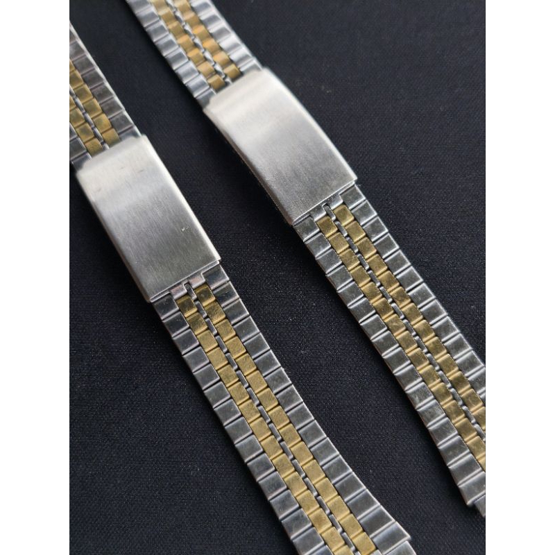 Jual Strap tali jam tangan Rante stanlistell kombinasi silver gold 18mm ...