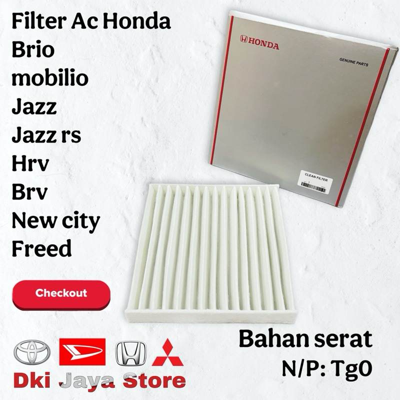 Jual Filter Ac Cabin Honda Brio Jazz Mobilio freed brv hrv new city TG0 ...