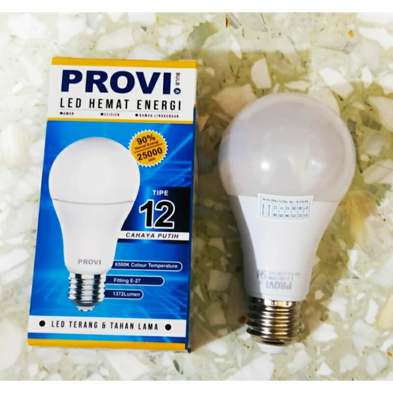 Jual Lampu led tipe 12 PROVI Cahaya Putih | Shopee Indonesia
