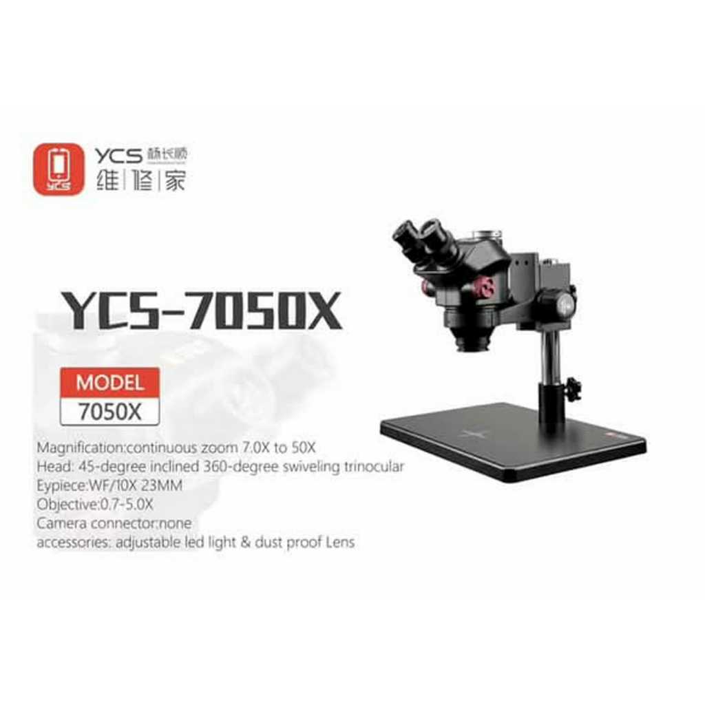 Jual YCS Trinocular Microscope 7050X (Base Type) Original ( FREE LAMPU ...