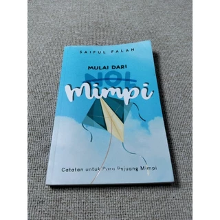 ( PROMO BUKU MURAH ORIGINAL ) BUKU MOTIVASI / PENGEMBANGAN DIRI / MULAI DARI NOL MIMPI / CATATAN UNTUK PARA PEJUANG MIMPI - SAIFUL FALAH