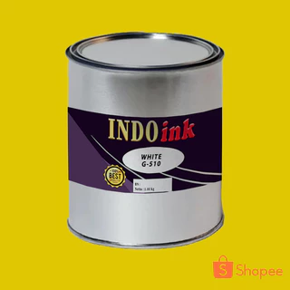 TINTA SABLON PVC WHITE 1KG - INDO INK (White G510)